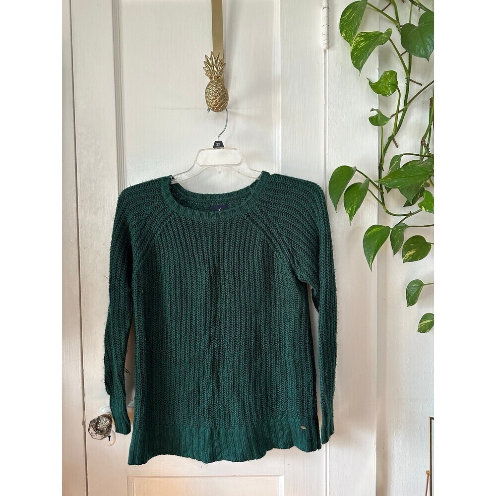 American Eagle Jegging Sweater Women’s size small Green top